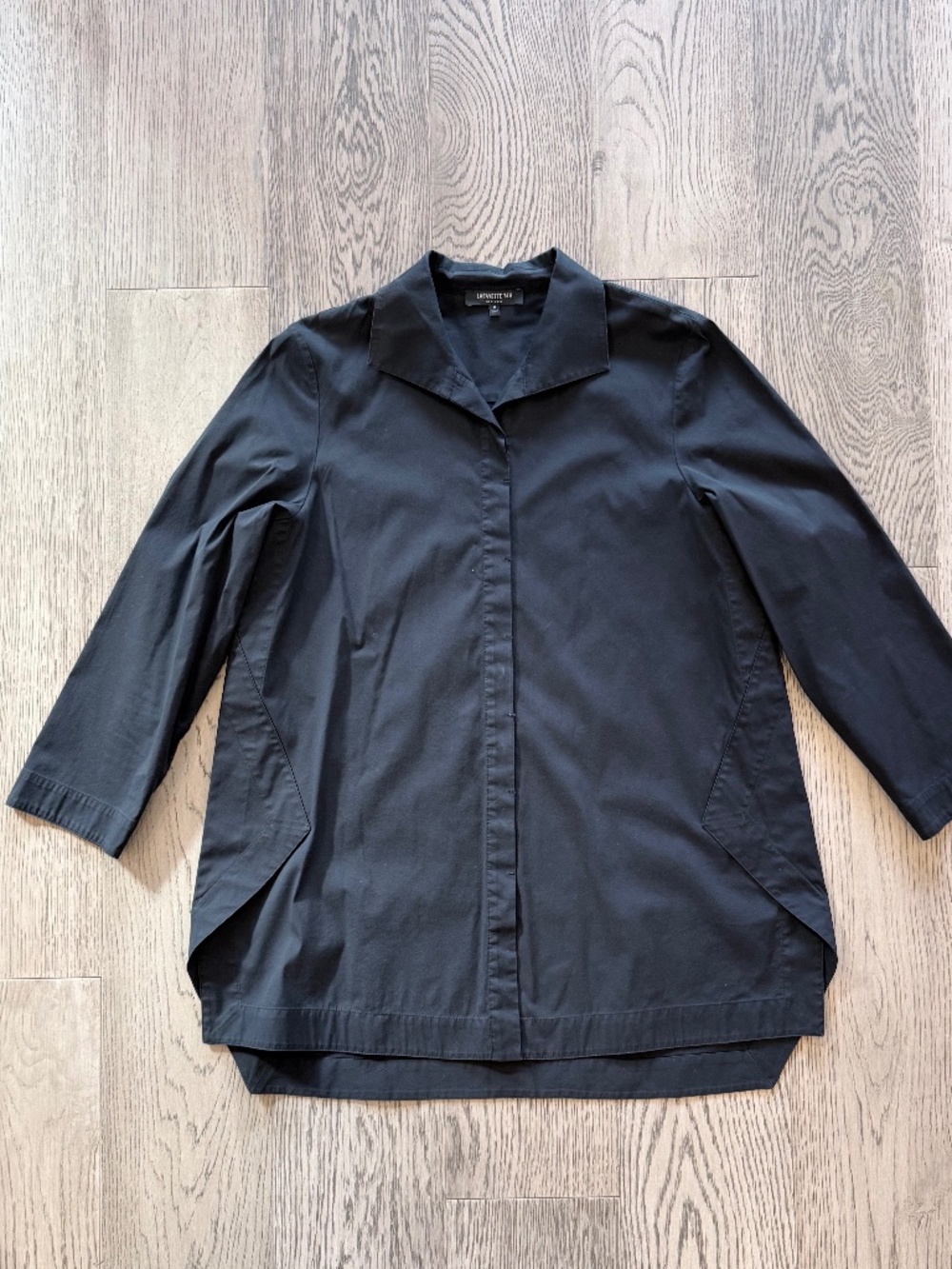 Lafayette 148 New York Black Blouse - Size M